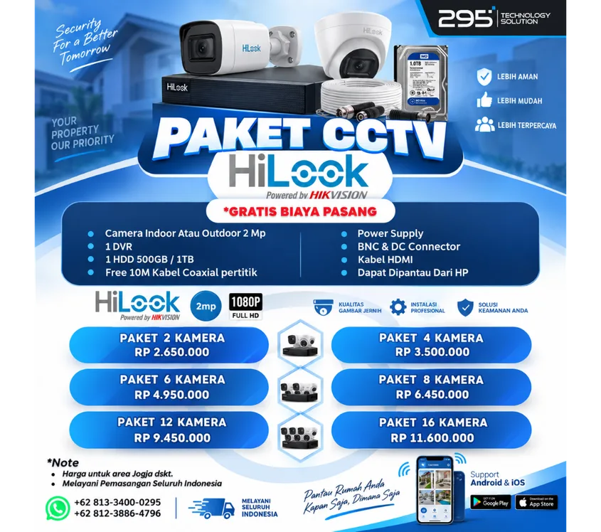 Paket  CCTV Hilook 2mp 